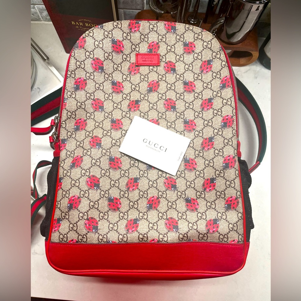 Gucci Diaper Backpack w/ Diaper Pad
